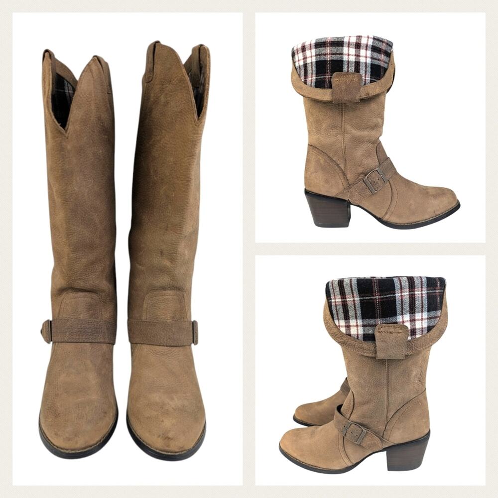 Durango Fashion City Philly Turn Down Western GUC $215 Size 8M    S3259